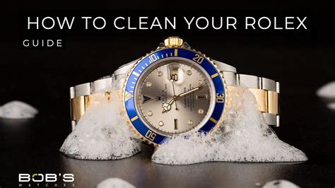 cleaning rolex submariner|how to clean rolex crystals.